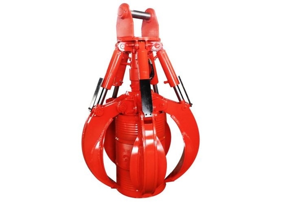 Escavatore Rotante Orange Peel Grab Bucket Con Alto Rendimento 5pcs cilindro idraulico