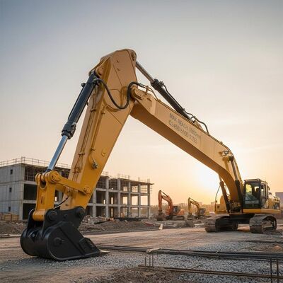 Altezza massima 16800mm Excavator Dipper Arm costruito utilizzando Q345B Q690D Acciaio Offrendo prestazioni nei progetti di costruzione
